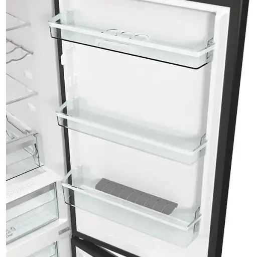 Холодильник Gorenje NRK619EABXL4 с нижней морозильной камерой 185х60х60 см 2 двери Х 204 л М 96 л A+ NoFrost Plus Fresh zone черный - фото 5
