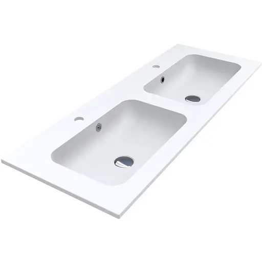 Умывальник Miraggio Della 1200-2 mirasoft 0001015, Белый матовый - фото 1