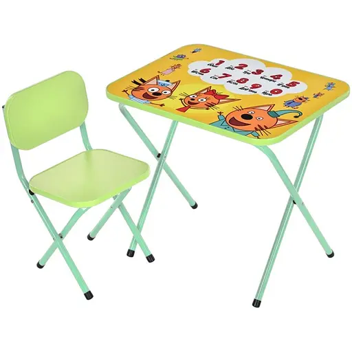 Детский столик складной со стульчиком Bambi M 5965-5 зеленый