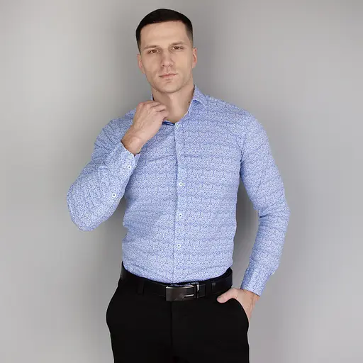 Ремінь шкіряний чоловічий на автоматі SF-3422 (135 см) чорний - фото 6