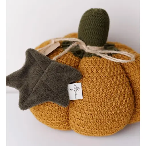 Декоративний текстильний виріб Прованс Pumpkin вохра 25 см (40270) - фото 2