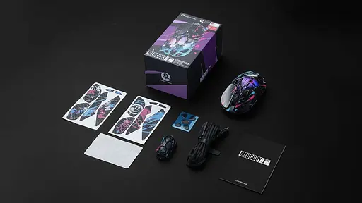 Миша GravaStar Mercury X Pro 8K BT/WL/USB-A RGB Neon Graffiti (GS_X_PRO_CG_BLK) - фото 8