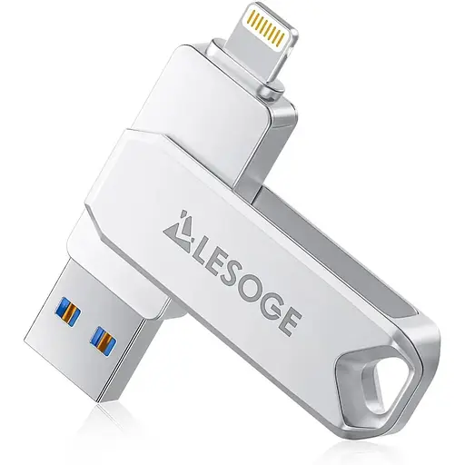 USB-накопичувач LESOGE Apple MFi Certified USB Flash Drive 128 ГБ