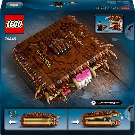Конструктор LEGO Harry Potter Куслива Ужасная книга ужасов 518 деталей (76449) - фото 3
