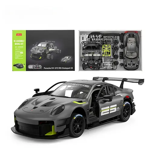 Конструктор RASTAR машинка Porsche 911 GT2 RS Clubsport 25 R/C 1:18 сірий 99600