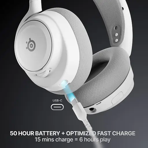 Ігрова гарнітура SteelSeries Arctis Nova 7 Gen 2 Wireless White /PC/PS/SW/MAC/MOB - фото 6