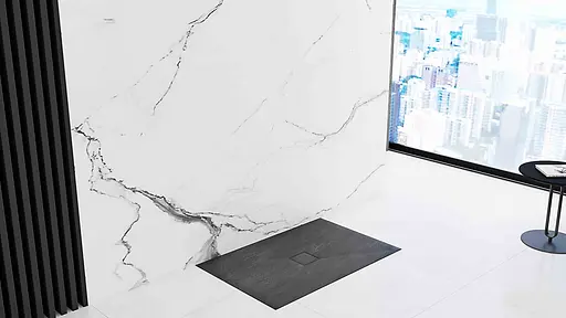 Душовий піддон Rea black Stone 80x120 REA-K9602 Чорний - фото 6