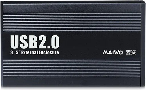 Кишеня зовнішня 3.5" Maiwo K3502-U2S USB 2.0 black - фото 1