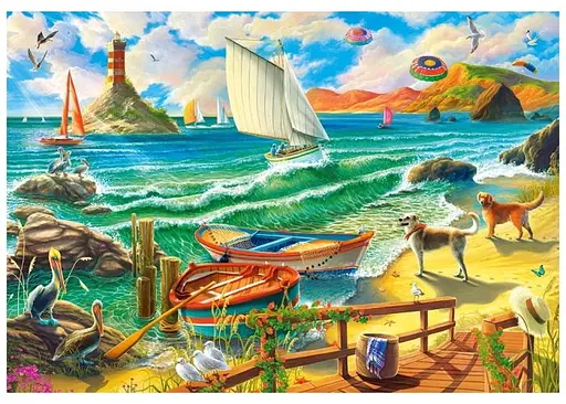 Пазл Castorland Выходные на море 1000 эл. (C-104895) - фото 2