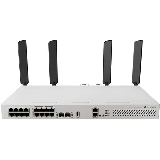 Коммутатор Mikrotik CRS418-8P-8G-2S+5axQ2axQ-RM 17xGig Eth ports 8 with 802.3af/at PoE-out support - фото 1