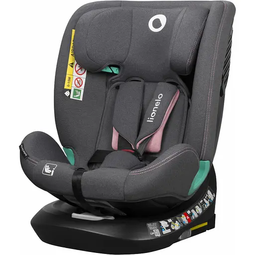 Автокресло Lionelo Bastiaan One I-Size Pink Rose (LO-BASTIAAN ONE I-SIZE PINK ROSE) - фото 4