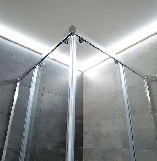 Душевая кабина Dusel A -513 90x90x190 прозрачная, Универсальная, прозрачная, хром, 90x90 - фото 5