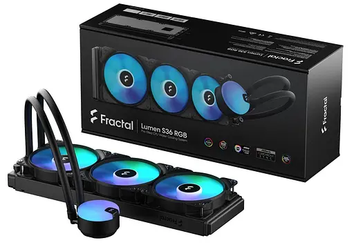 СВО Fractal Design 3х12 В0мм Lumen S36 RGB v2 (FD-W-L1-S3612 В) - фото 6