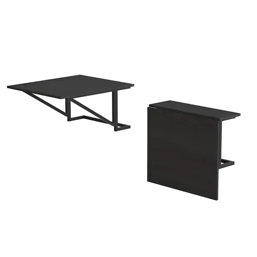 Стіл розкладний Олександр 3 750x600x700 Чорний метал ДСП Сосна Кембра 16мм FRD-104894