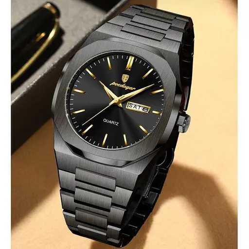 Часы мужские наручные Poedagar Amrest Черный - фото 4