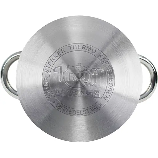 Кастрюля Krauff Originell со стеклянной крышкой диаметр 20 см (26-238-051) - фото 7