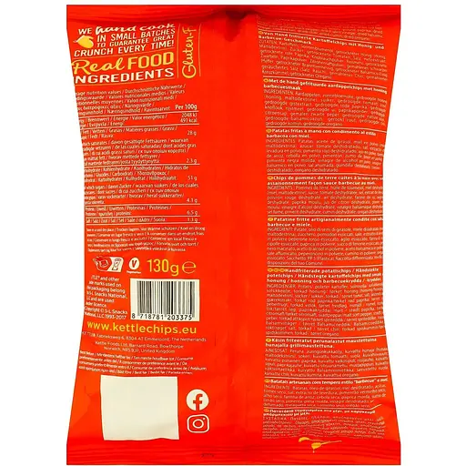 Чипсы Kettle со вкусом меда и барбекю 130 г - фото 2