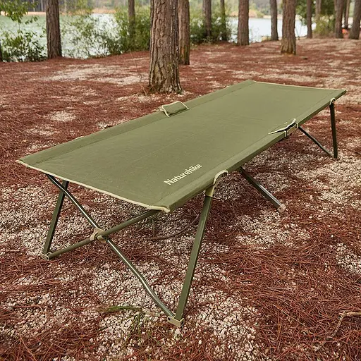 Складная туристическая кровать Naturehike CNH22JU033 сталь (Зеленый) - фото 7