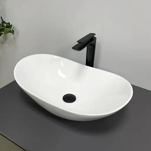 Умивальник VBI Turin S white накладний VBI-011515, Білий - фото 1