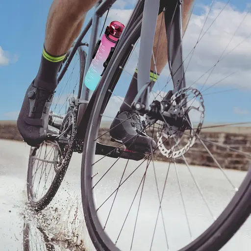 Пляшка для води 4FIZJO спортивна 1000 мл 4FJ0630 Pink/Sky Blue (P-5905973400770) - фото 6