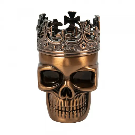 Гриндер для измельчения табака D&K Череп в короне DK-5067-B Bronze (15701) - фото 2