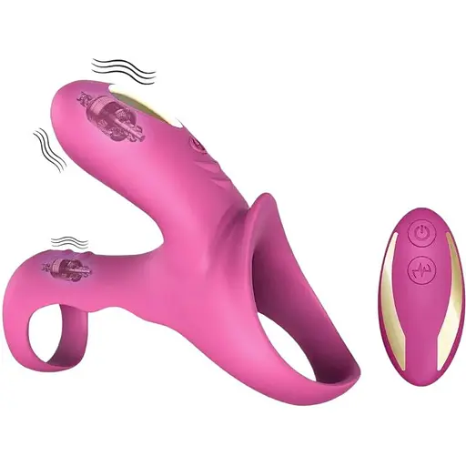 Виброкольцо Boss Series Ranger Penis Ring 10.9 см розовый