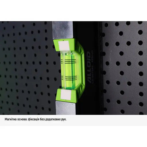 Рівень будівельний Alloid з магнітом та боковим вікном 3 капсули 80 см (LD-007080) - фото 4