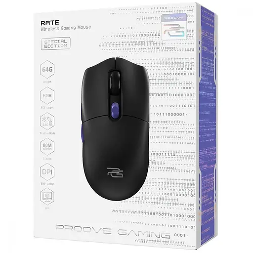 Миша Proove Gaming Rate Special Edition Black Purple (CMRTWRS03001) - фото 6