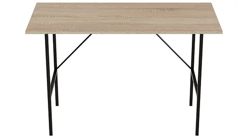 Стол письменный Line Тайм Ferrum-decor 750x1000x600 Черный металл ДСП Дуб Сонома 16 мм (FRD-104874) - фото 6