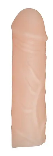 Насадка на пенис Nature Skin Penis Sleeve 15.5 см телесный - фото 3