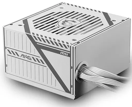 Блок живлення MSI MAG A650BNL 650W 80+ Bronze White (MAG A650BNL WHITE) - фото 1