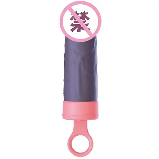 Реалистичный вибратор CuteVibe Teddy Pink в виде мороженного для стимуляции точки G - фото 3