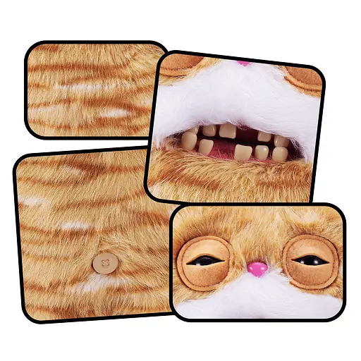 Мягкая игрушка Fuggler Alley Cats Рыжик Ворчун 22 см (15752H) - фото 2