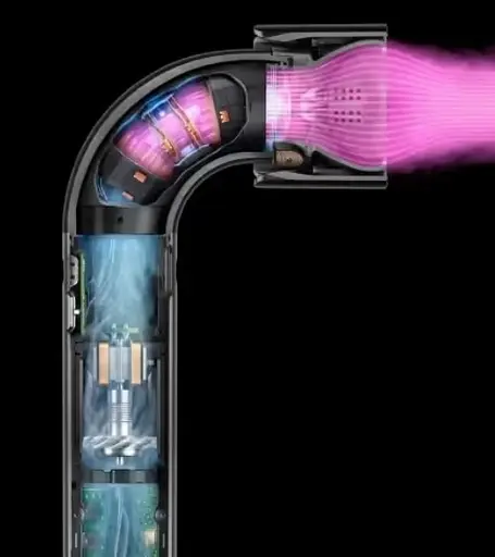 Профессиональный фен для укладки волос HD18 Supersonic Professional Hair Dryer Straight современный фен Г-образный 1700 Вт - фото 5