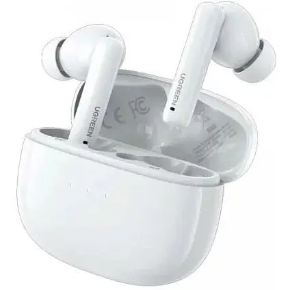 Бездротові навушники Ugreen WS106 HiTune T3 Active Noise-Cancelling Wireless Earbuds (White)(UGR-90206)