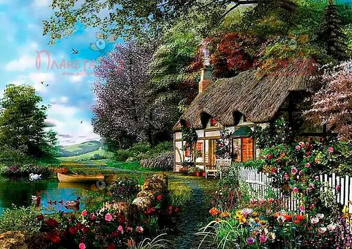 Пазл Trefl Уютная хижина 1000 эл. (10297) - фото 2