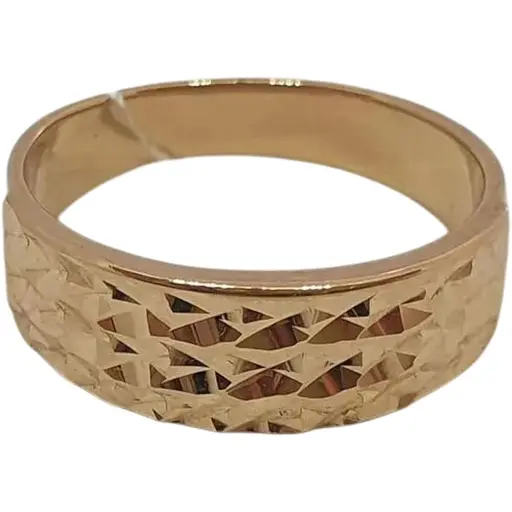 Золотое кольцо Империя золота с алмазной гранью. КБ638(А)И 18,5 16,5