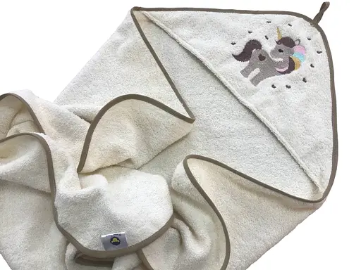 Махровое полотенце Moontime "Единорог молочный" - фото 1