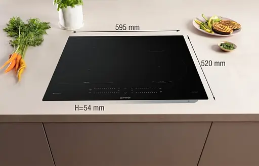 Варочная поверхность Gorenje индукционная 60 см PowerBoost SliderTouch увеличенная площадь приготовления черный - фото 2