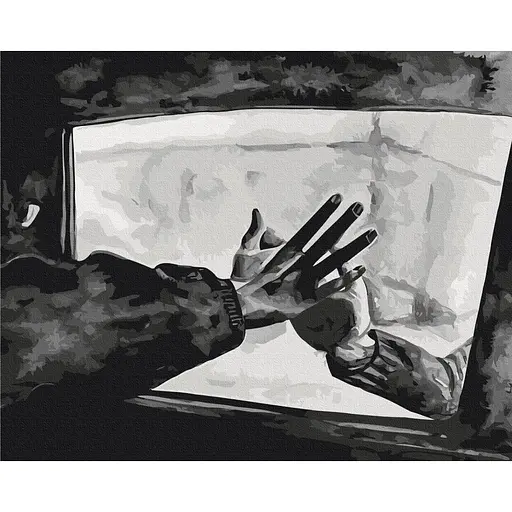 Картина за номерами Мова тіла 4 Anna Esthete Brushme 40x50 см кольорова 000277314