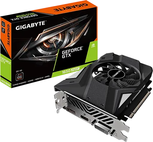 Видеокарта GeForce GTX 1650 Super 4GB Gigabyte OC (GV-N165SOC-4GD) Б/У - фото 1