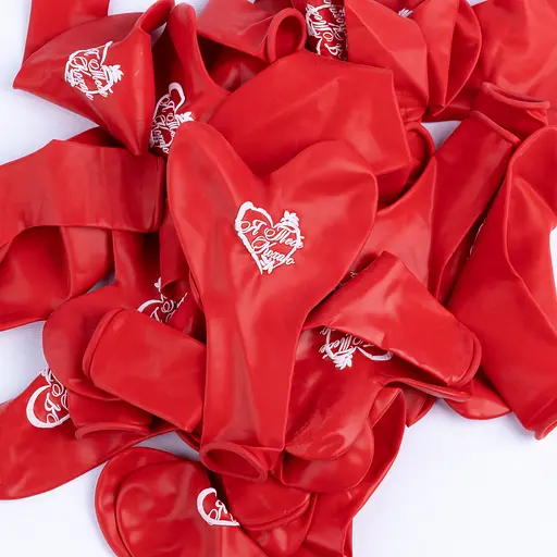 Шарик воздушный латексный с принтом 30 см (25) Я тебя люблю, IDEA7-PB-61 - фото 3