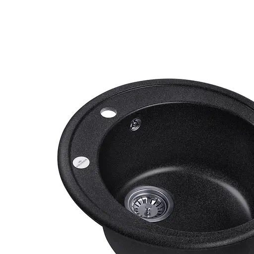 Кухонная мойка гранитная Kroner KRP Komposit GRB-510 CV027408, Графит - фото 4