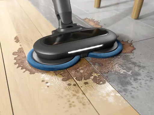 Пылесос беспроводной Electrolux влажная уборка автон. работа до 50 мин НЕРА 12 5 насадок синий - фото 8