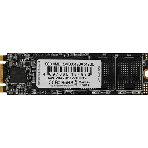 Накопичувач SSD AMD m.2 sata 512Gb Radeon R3 (R3MS0512G8) - фото 1