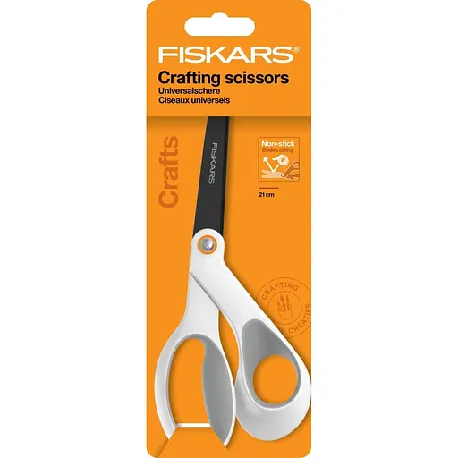 Ножиці універсальні Fiskars Crafting з Non-Stick покриттям 21 см (1070026) - фото 4