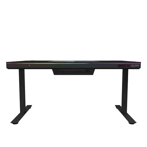 Геймерский стол Lorgar ELITE 90G Glass Black (LRG-DE90G) - фото 4