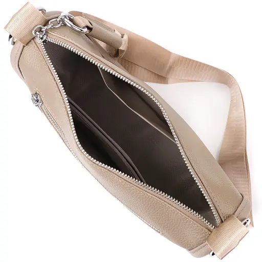 Полукруглая сумка для женщин Vintage из натуральной кожи 26х15х12 см sum0027614 - фото 8