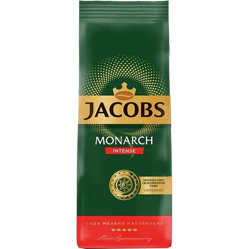 Кофе молотый Jacobs Monarch Intense, 400 г, (924623)