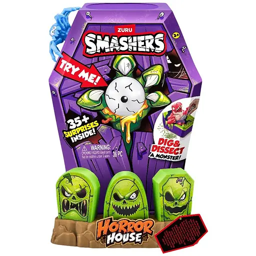 Игрушка Smashers Большой Дом Ужасов Акула в наборе с аксессуарами (74124D)